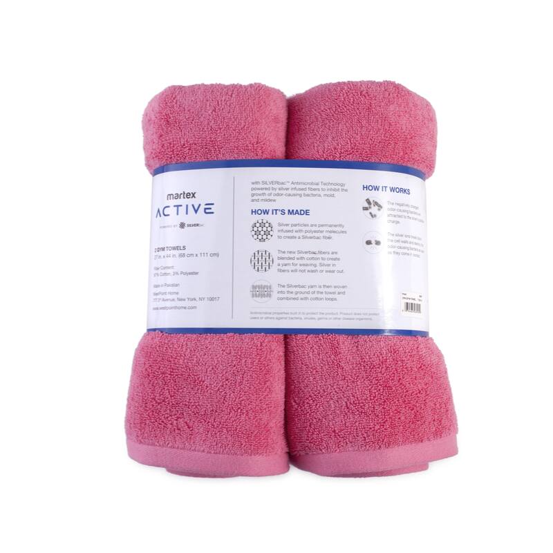 Martex Active 2-Pack Gym Towel - 2-Pack Gym