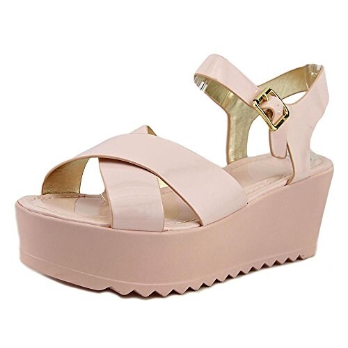 Light pink wedge sandals clearance