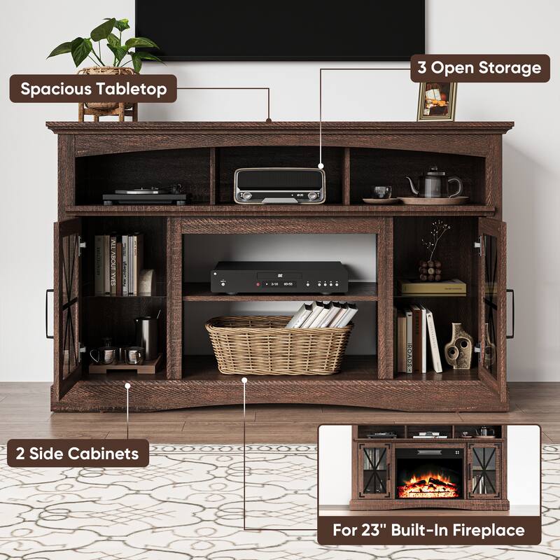 Royalcraft Royalcraft 55'' Retro Media Console with LED Light