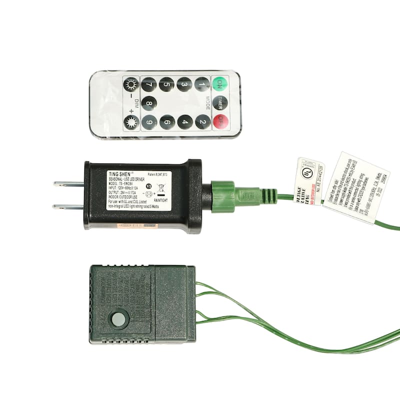 Glitzhome 7.5/9/11ft Pre-Lit Flocked Warm White & Multi-color Artificial Christmas Tree with Remote Controller