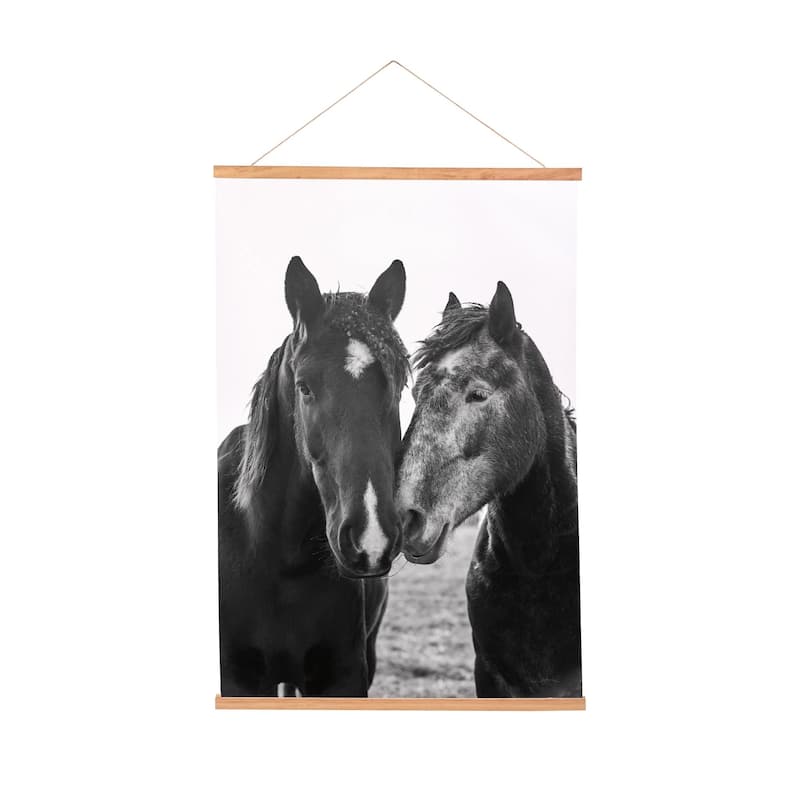 Indoor Wall Decor Canvas Tapestry, Horses