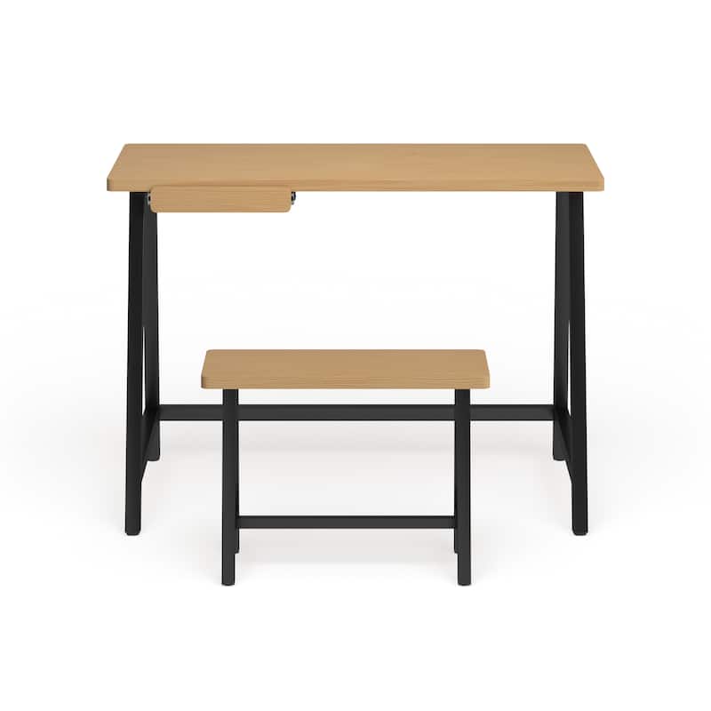 Porch & Den Calvert Ashwood Homeroom Desk and Bench