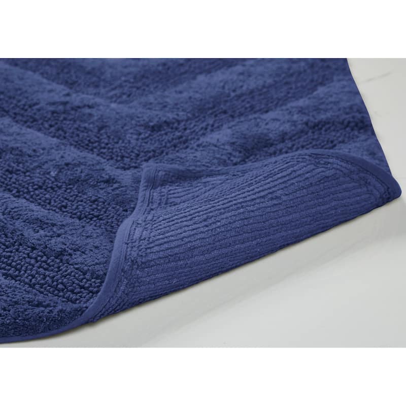 Better Trends Bathroom Rug 100% Cotton Tufted Water Absorbent Bath Rug for Shower, Sink Bath Mats Machine Wash Hugo Collection