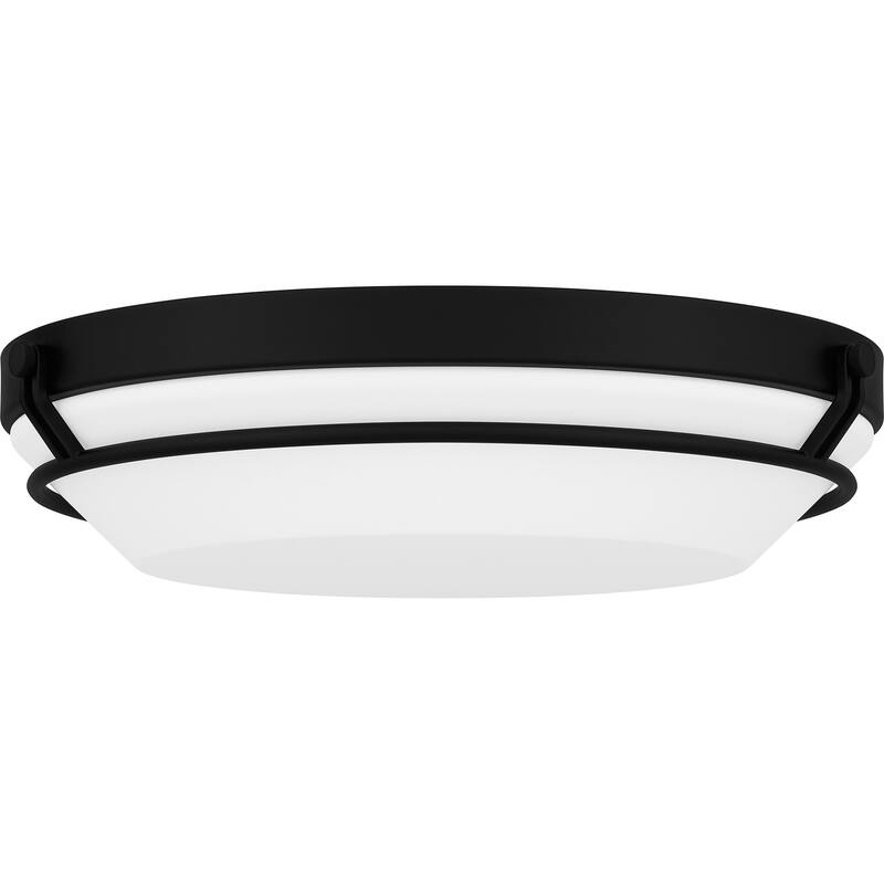 Dunbar Integrated LED Matte Black Flush Mount