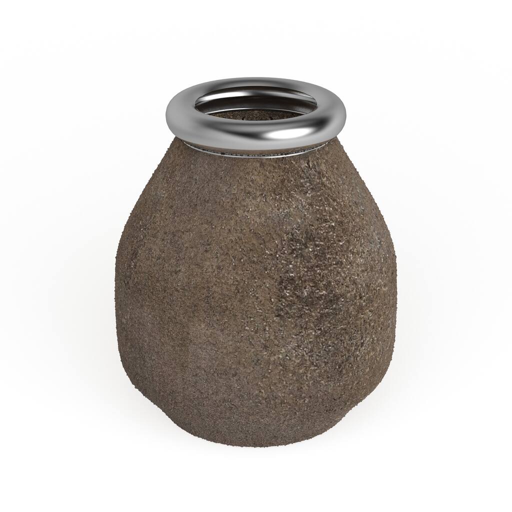 Stoneware Contemporary Vase 10" x 9" x 9"