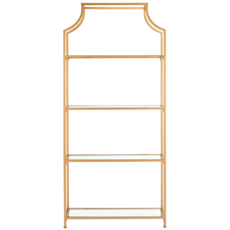 SAFAVIEH Sheron 4-Tier White Etagere - 36" x 12" x 80" - 36Wx12Dx80H