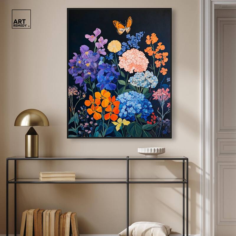 Twilight Blossoms I Canvas by Art Remedy