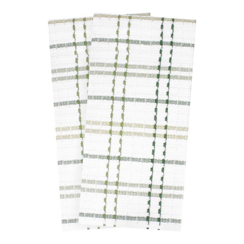 RITZ Royale Check Cotton Kitchen Towels (Set of 2)