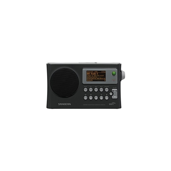 Sangean WFR28b Sangean WFR-28 Rechargeable Portable WiFi Internet Radio-Black