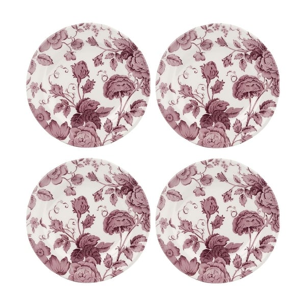 slide 2 of 10, Spode Kingsley Plates Set of 4 Made of Fine Earthenware