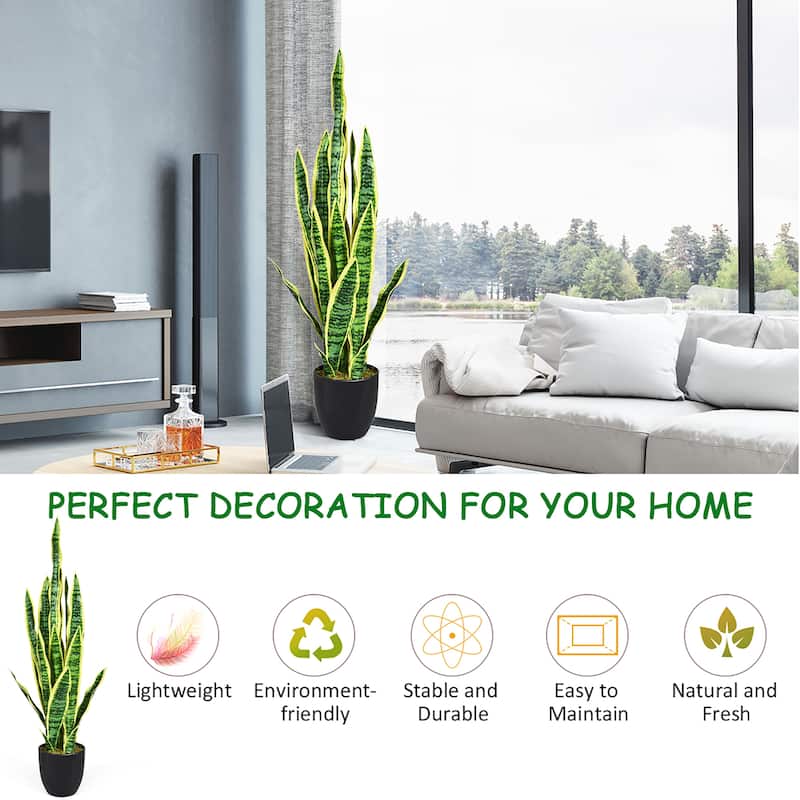 Artificial Potted Plant Perfect Faux Plants for Home Office Decoration