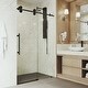 preview thumbnail 14 of 29, VIGO Elan Clear Adjustable Frameless Sliding Shower Door