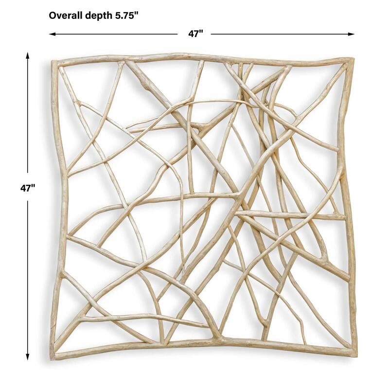 Uttermost Tangled Up Outdoor Teak Wall Decor