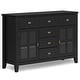 preview thumbnail 11 of 78, WYNDENHALL Stratford Solid Wood Transitional Sideboard Buffet - 54 inch Wide