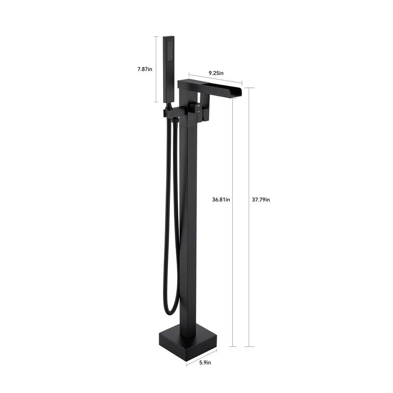 Single-Handle Freestanding Tub Faucet Mount Tub Faucet Bathtub Filler