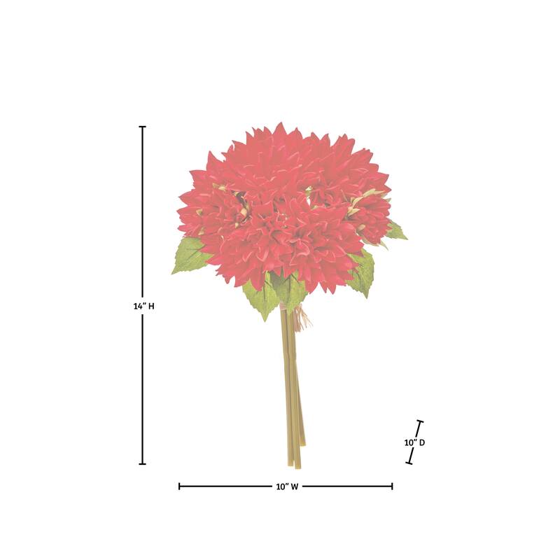14"Pu Summer Dahlia Bundle