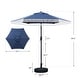 preview thumbnail 28 of 101, Autlaycil 7.5FT Solar Patio Umbrella with Base and Tilt,Crank