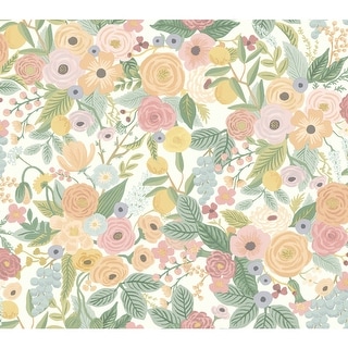 Rifle Paper Co.Garden Party Pastel Wallpaper - Bed Bath