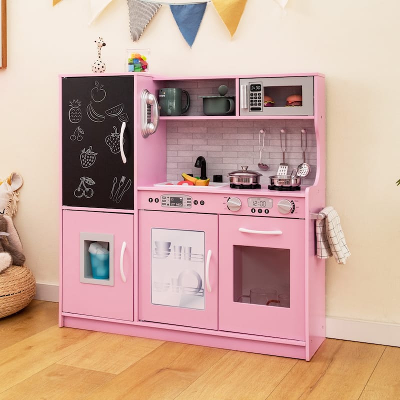 Toddler Pretend Play Kitchen for Boys and Girls 3-6 Years Old