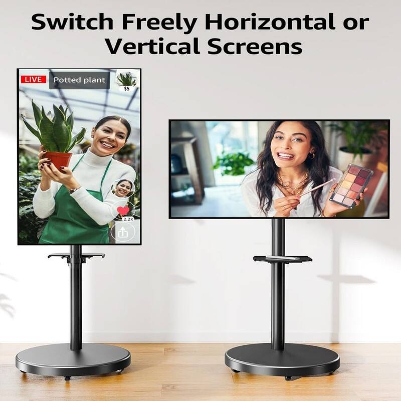 Rolling Mobile TV Cart