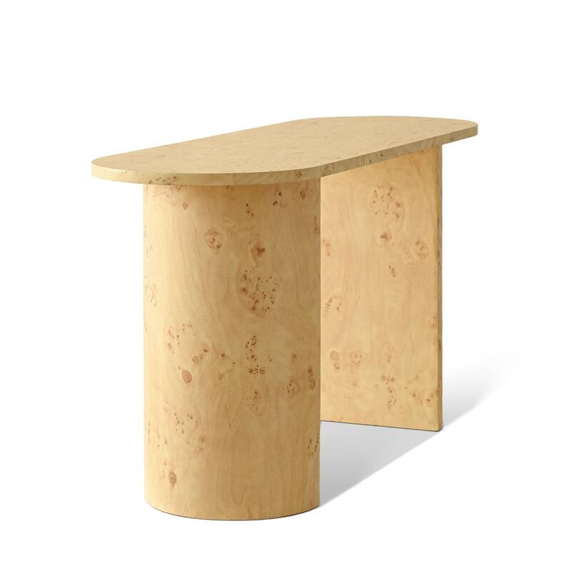 Burl Wood 60" Console Table