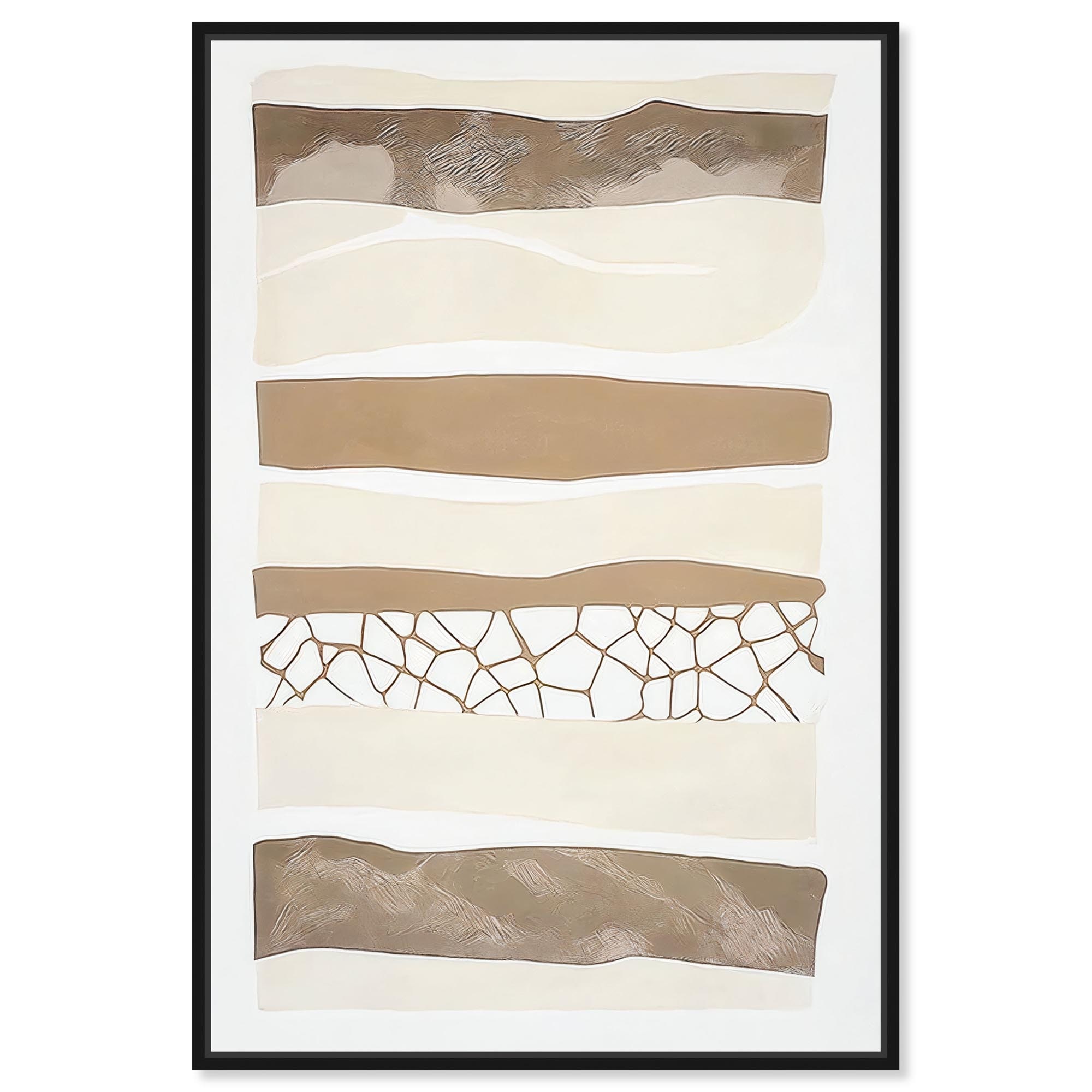 Relief Rifts II Canvas by Art Remedy