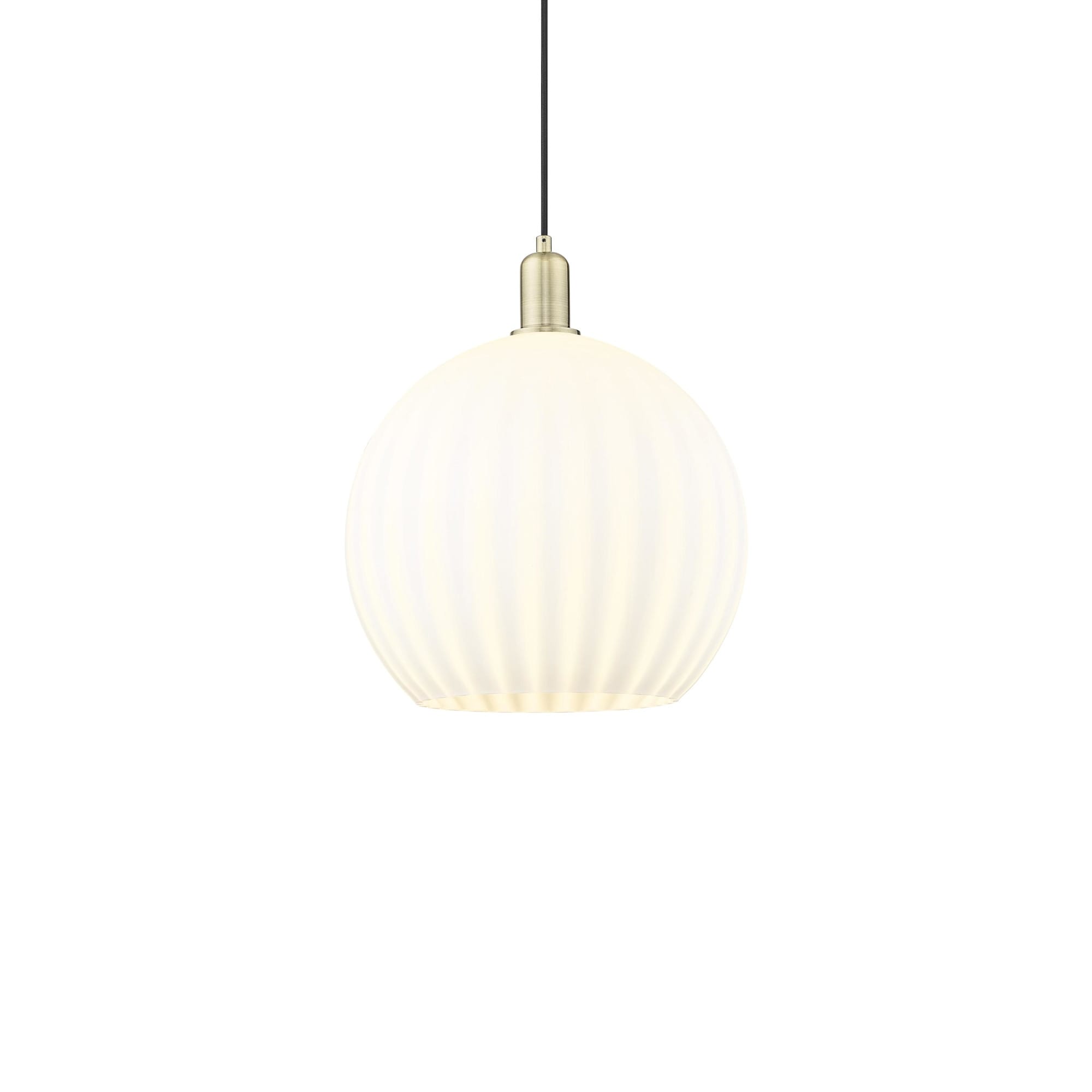 Innovations Lighting 716-1P-18-14 White Venetian Pendant White
