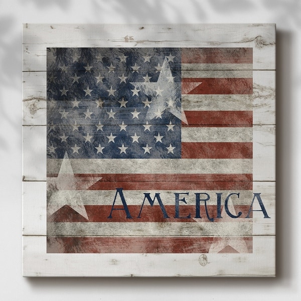 slide 2 of 5, Stars and Stripes-Gallery Wrapped Canvas 16 x 16