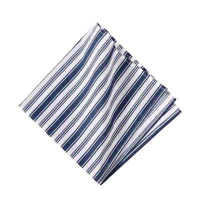 French Stripe Navy Napkin Set of 6 - Set of 6