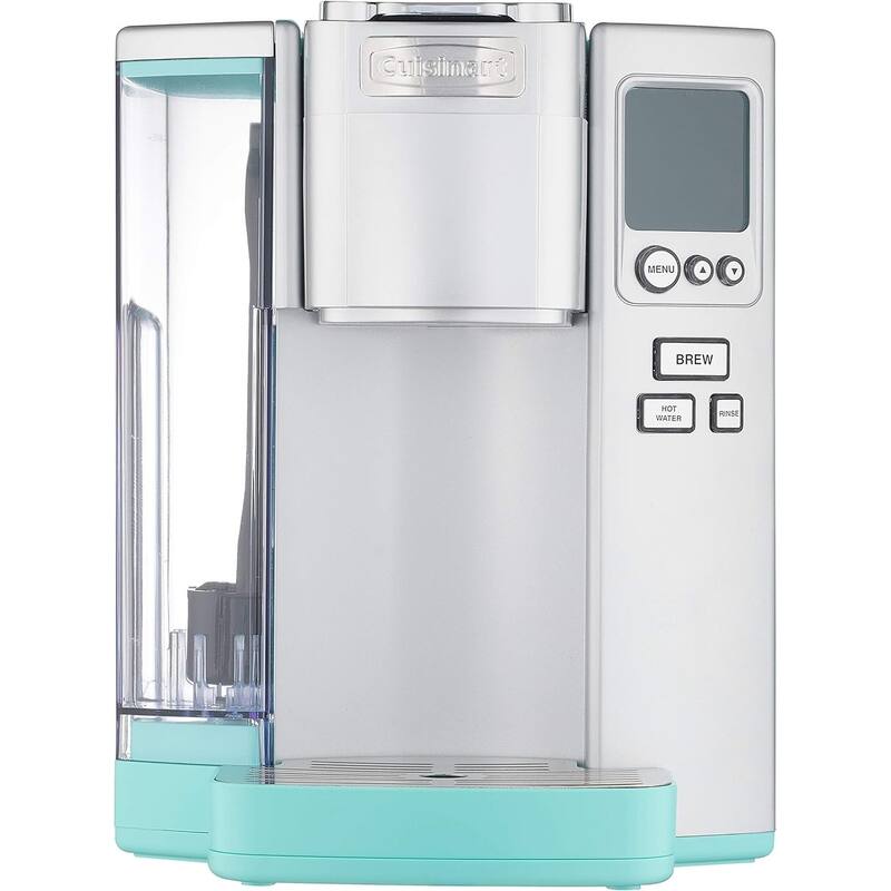Cuisinart Single Serve Coffee Maker, 72oz, Programmable, Steel - Robins Egg Blue