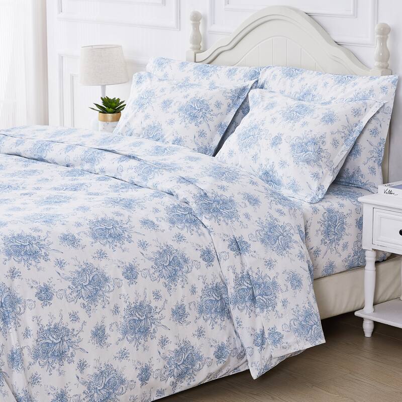 Garden House Cotton Bed Collection (Sheet Set And Duvet Set)