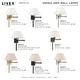 preview thumbnail 13 of 12, Livex Lighting 1-Light Off-White Shade Swing Arm Wall Lamp, 40039