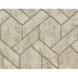 Seabrook Designs Verallo Patina Tiles Unpasted Wallpaper - 27 in. W x 27 ft. L