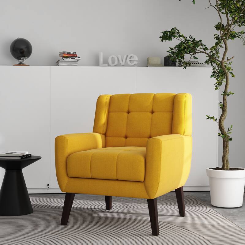 Tufted Arm Chair Upholstered Lounge Chair