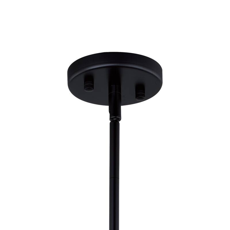 4 Light Pendant Light - Mid-Century Modern Ceiling Fixture - Dual Mount Semi-Flush Light - 22.75