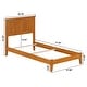 preview thumbnail 62 of 66, Nantucket Twin XL Foundation Bed in Light Toffee