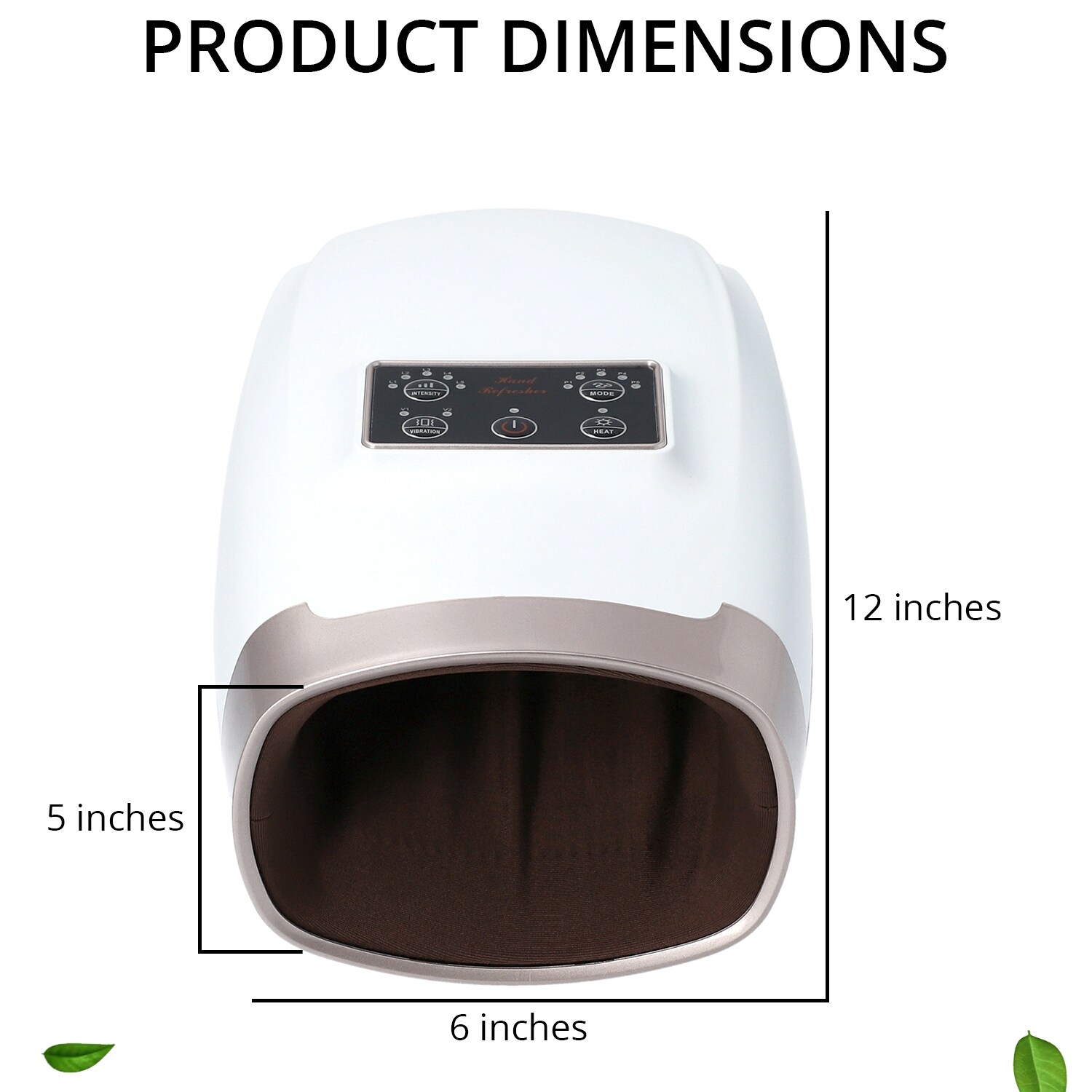 Shop lc White Color Electric Heated Air Compression Hand Palm Vibration  Massager - Medium - Bed Bath & Beyond