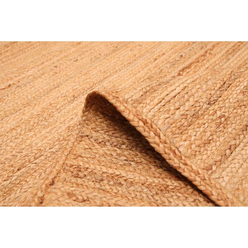 ECARPETGALLERY Flat-Weave Palas Denizli Tan Jute Rug - 5'3 x 7'10