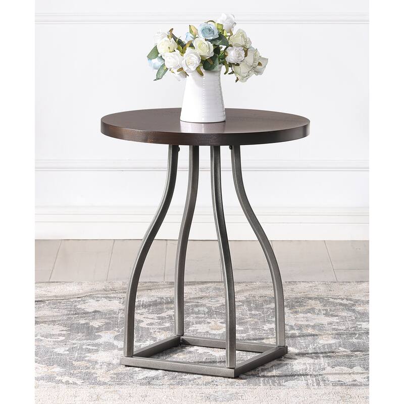 Bridgevine Home 20 inch Round Bowman Spot Side Table