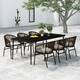 Option Brown 78.7" x 39.4" x 29.1" 7-Piece