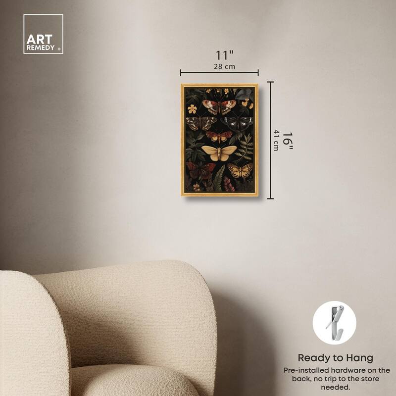 Winged Visitors III Canvas by Art Remedy