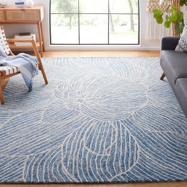 slide 2 of 35, SAFAVIEH Handmade Metro Massom Abstract Floral Wool Rug