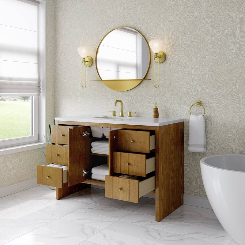 James Martin Vanities 435-V48-3WZ Hudson 48" Free Standing Single