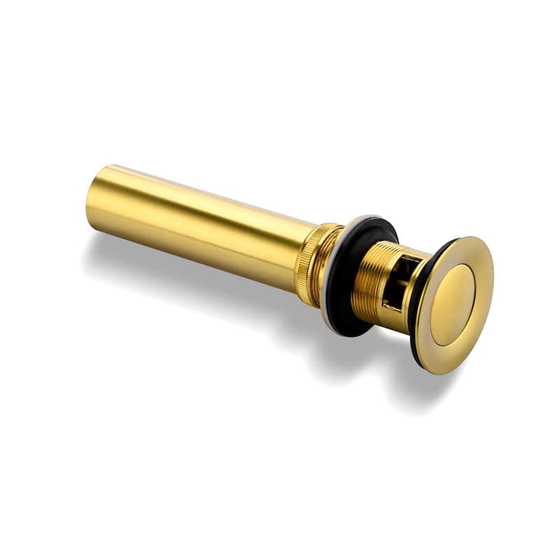 Luxier DS04-T Bathroom Sink Push Pop-Up Drain Stopper with Overflow