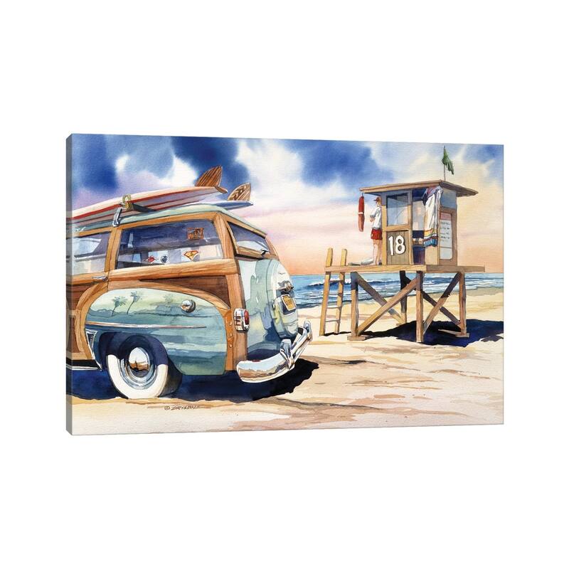 iCanvas "Surf Watch" by Bill Drysdale Canvas Print