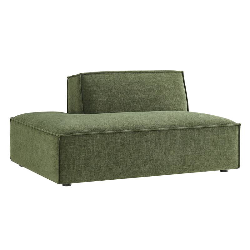 Restore Performance Fabric Upholstered Left-Facing Armless Modular Chaise