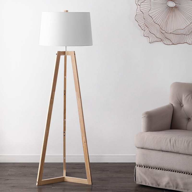 SAFAVIEH Lighting Antonetta 59-inch Floor Lamp - 18" W x 18" D x 59" H - Natural - 18Wx18Dx59H