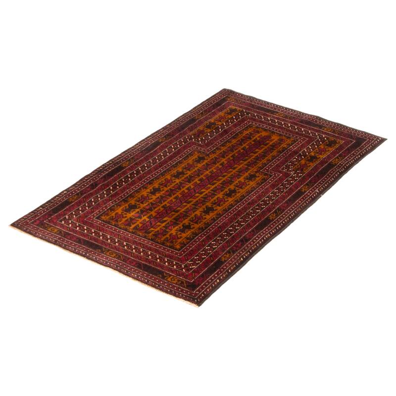Teimani Brown Rug 2'9" x 4'7" - 2'9 x 4'7