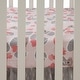 preview thumbnail 2 of 2, Lambs & Ivy Calypso Pink/Gray Koala with Leaf Print 100% Cotton Fitted Crib Sheet