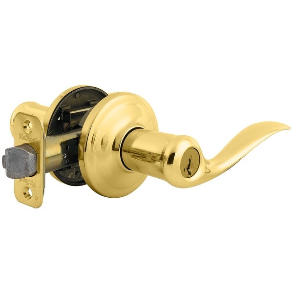 Kwikset 740TNL-S Tustin Keyed Entry Door Leverset with Smart Key from the Signature Series